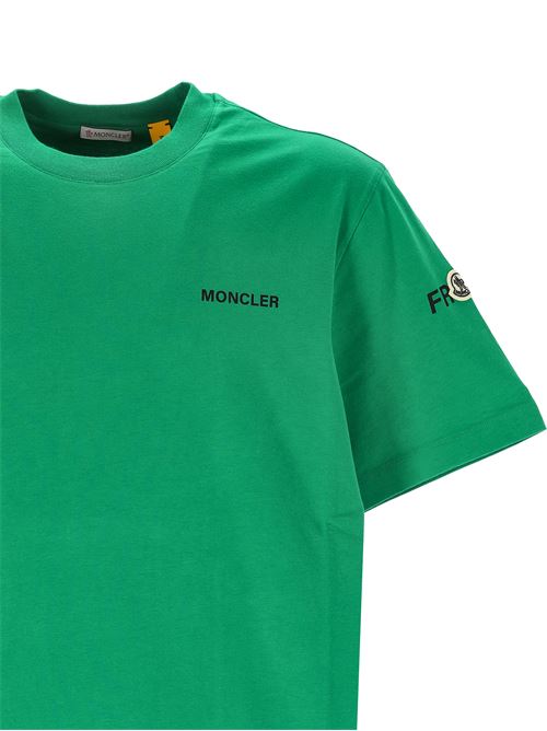 T-shirt in cotone con maxi logo Moncler x FRGMT Moncler Genius | 9U8C000-02M3265845